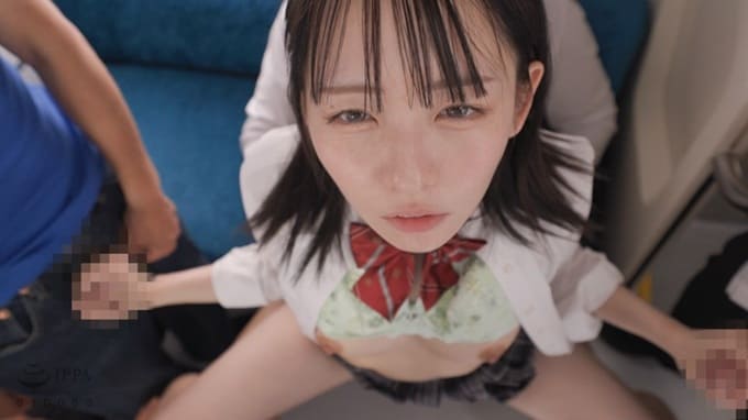 【西元めいさ】痴漢集団に完堕ちした通学中の女子校生